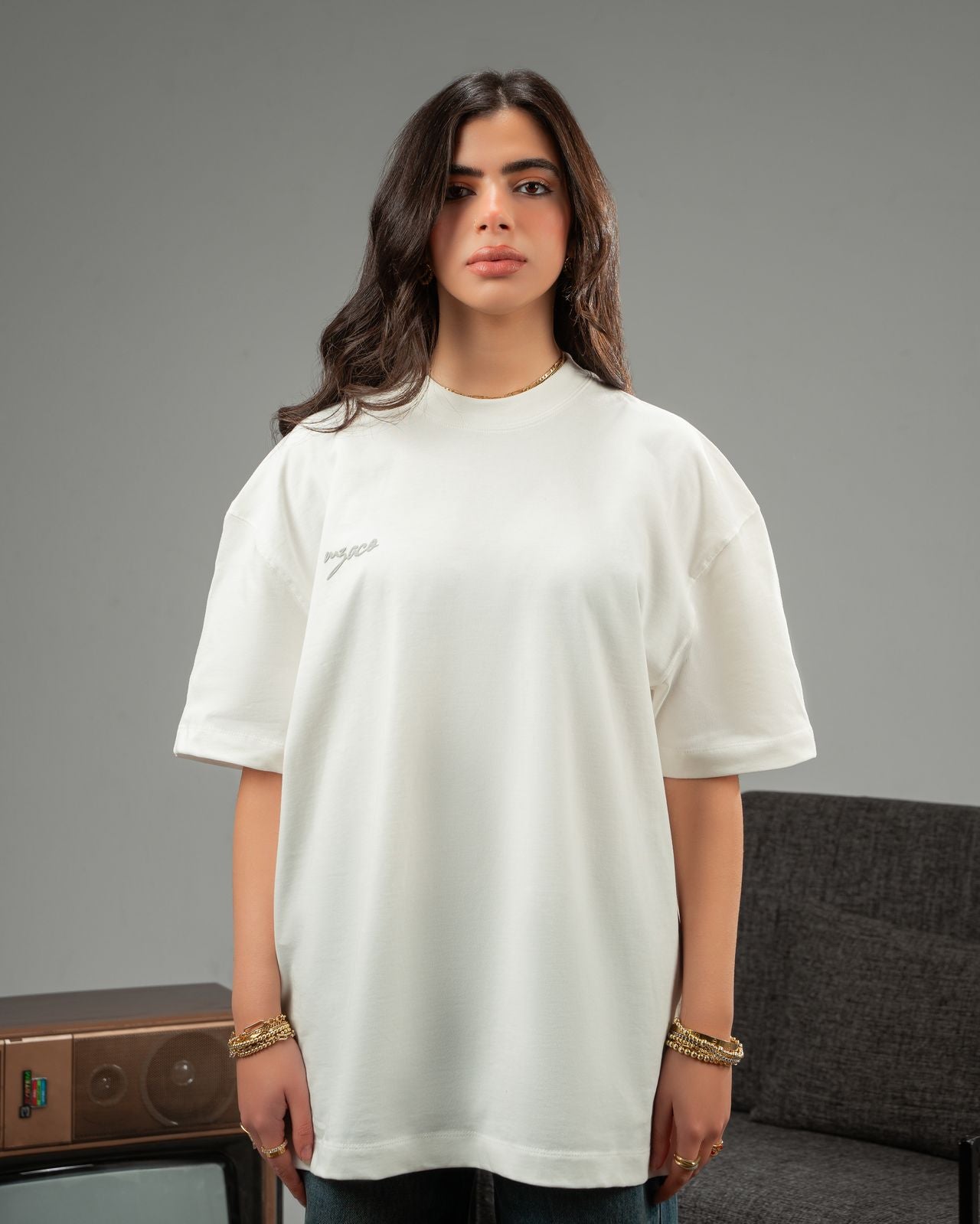S1 White Tee
