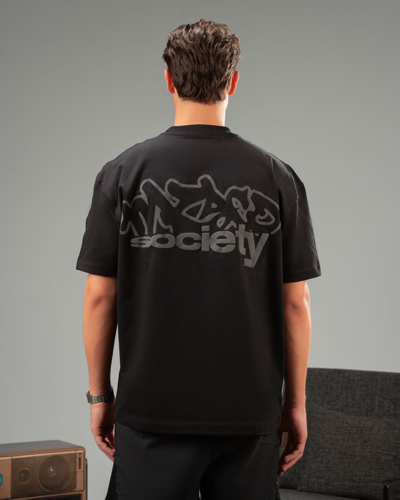 S1 Black Tee