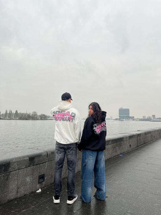 “DD” White Hoodie