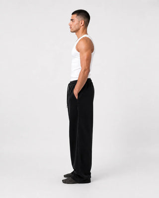 Basic Black Summer Sweatpants Unisex