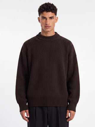 Afterhours Knit Sweater Brown