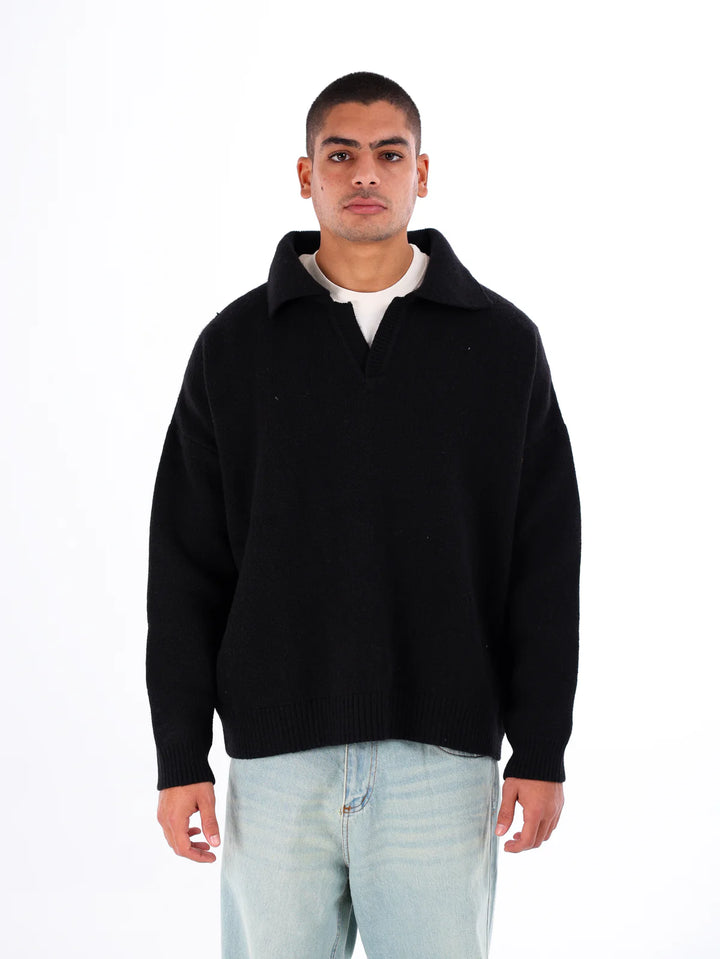 Knitted Polo 1.1 Black
