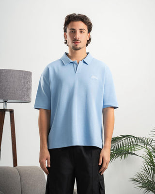 Signature Polo Tshirt Baby Blue