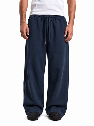 Basic Navy Blue Sweatpants Unisex