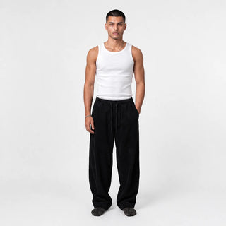 Basic Black Summer Sweatpants Unisex