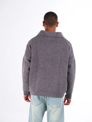 Knitted Polo 1.1 Grey