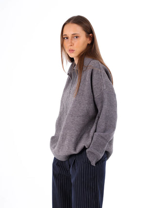 Knitted Polo 1.1 Grey