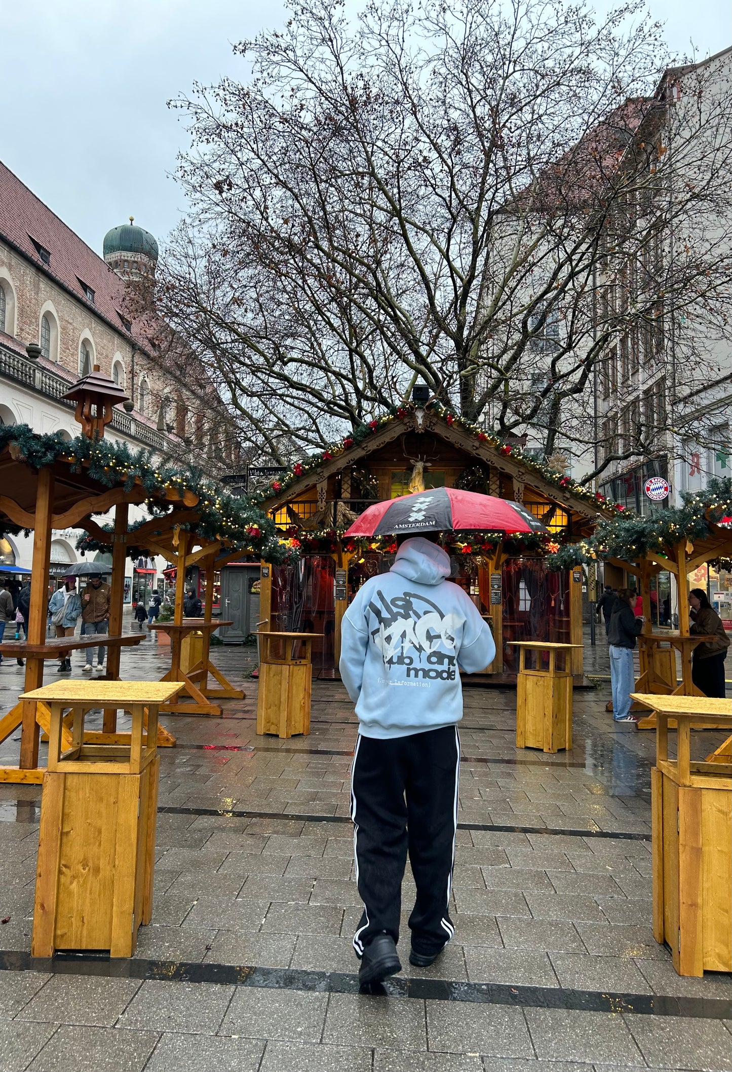 “VV” Baby blue Hoodie