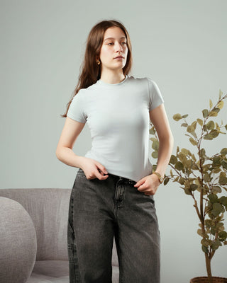 Basic Light Grey Top