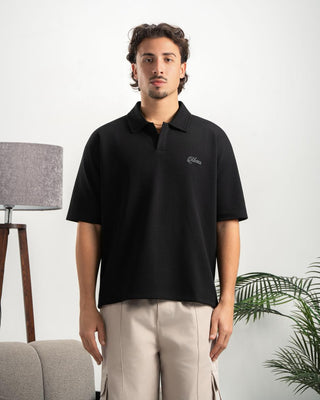 Signature Polo Tshirt Black