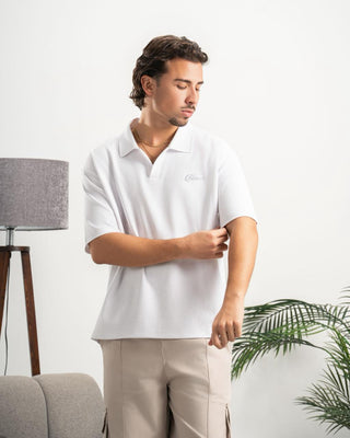 Signature Polo Tshirt White